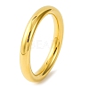 Ion Plating(IP) Plain 304 Stainless Steel Bangles for Women Hand Polished  BJEW-B104-32C-G-1