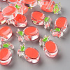 Transparent Enamel Acrylic Beads TACR-S155-002A-1