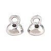 Brass Bead Cap Bails KK-H292-41P-1