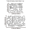 Carbon Steel Cutting Dies Stencils DIY-WH0309-2052-6