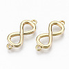 Brass Links Connectors KK-N231-188-NF-1
