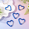 5Pcs Zinc Alloy Spring Gate Rings FIND-TA0009-73D-5