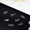 10Pcs 925 Sterling Silver Ice Pick Pinch Bails STER-BBC0001-29A-4