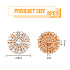 8Pcs 1-Hole Alloy Rhinestone Shank Buttons FIND-FH0008-86KCG-2