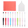 10Pcs 10 Colors ABS Plastic Nail Art Rhinestones Pickers Beadable Pens DIY-TA0014-97-1