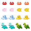 16Pcs 8 Styles Marine Theme Glass Enamel Beads LAMP-TA0002-31-1