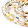 Synthetic Moonstone Beads Strands G-E573-02A-19-4