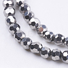 Electroplate Glass Bead Strands LS-EGLA-R042-4mm-06-3