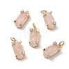 Faceted Natural Mixed Gemstone Pendants KK-Z137-14G-2