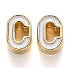 Rack Plating Alloy Enamel Beads ENAM-S122-033C-NR-1
