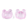 Transparent Spray Painted Glass Beads LS-GLAA-N035-026-C05-2