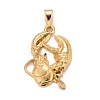 Ion Plating(IP) 304 Stainless Steel Pendants STAS-D165-14G-08-1