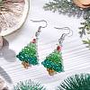 304 Stainless Steel Dangle Earrings EJEW-JE06207-1