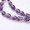 Glass Beads Strands GLAA-R024-6x4mm-2-3