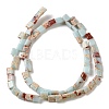 Synthetic Aqua Terra Jasper Beads Strands G-F762-A13-01-3