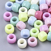 Opaque Acrylic European Beads SACR-N009-17-1