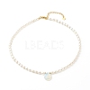 Pearl Beaded Necklace NJEW-JN03548-03-1