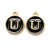 Golden Plated Alloy Charms X-ENAM-S118-02U-1