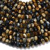 Natural Tiger Eye Beads Strands G-Z111-A02-03-4