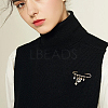 16Pcs 8 Styles Iron Rhinestone Safety Pins FIND-SC0022-24-6