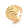 Matte Gold Alloy Adjustable Rings for Women RJEW-K260-07C-2