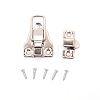 Iron Lock Catch Clasps IFIN-WH0034-31P-1