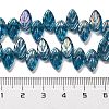 Electroplate Glass Beads Strands EGLA-B004-02A-AB10-4