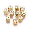 Brass Micro Pave Cubic Zirconia Beads LS-KK-K238-16G-A-1