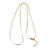 1.3MM 304 Stainless Steel Boston Link Chains Necklaces for Women Men NJEW-Z115-12G-03-4