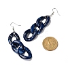 Acrylic Curb Chain Dangle Earrings EJEW-JE04651-6
