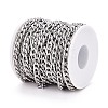 Tarnish Resistant 304 Stainless Steel Figaro Chain CHS-M003-12P-A-5