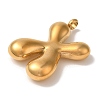 Ion Plating(IP) 304 Stainless Steel Pendants STAS-M017-08G-24-2
