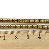 Electroplated Synthetic Non-magnetic Hematite Beads Strands G-K361-A04-01-4