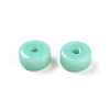 Opaque Solid Color Glass Beads X1-GLAA-N007-6x3mm-A04-2