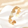 304 Stainless Steel Cuff Bangles for Women LS-BJEW-B120-02G-02-1