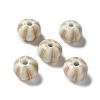 Vintage Porcelain Pumpkin Beads PORC-L080-H08-1