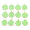 Alloy Enamel Pendants ENAM-S124-01B-06-1