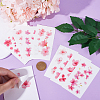 Flower Pattern Removable Temporary Water Proof Tattoos Paper Stickers AJEW-WH0413-03B-5