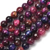 Natural Tiger Eye Beads Strands G-F591-18-6mm-10-4