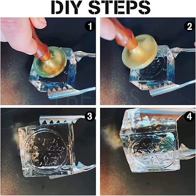 1Pc Brass Stamp Head DIY-OC0008-66J-1