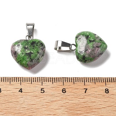 Natural Ruby in Zoisite Pendants G-I311-A21-1
