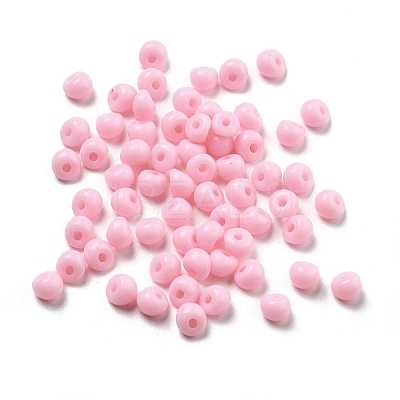 Acrylic Imitation Pearl Beads LS-OACR-D300-01G-1
