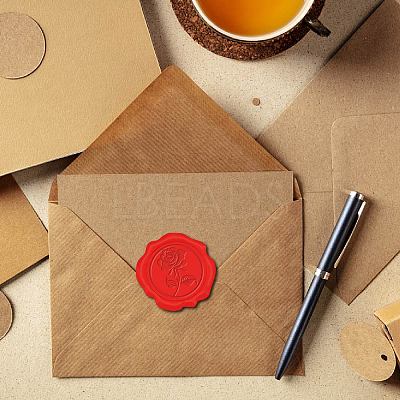 Adhesive Wax Seal Stickers DIY-CP0010-69E-1