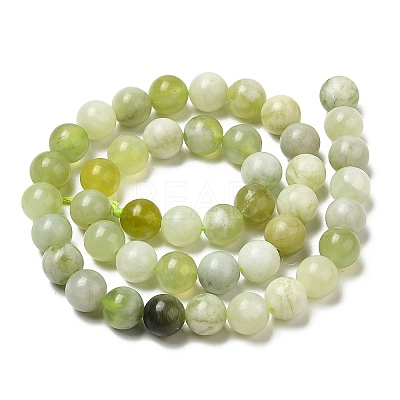 Natural New Jade Beads Strands X-G-K340-A01-02-1