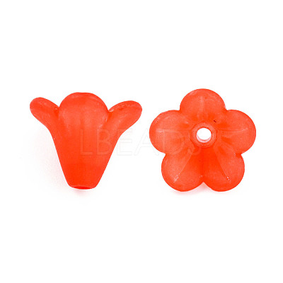 Frosted Acrylic Beads PL692-1-1