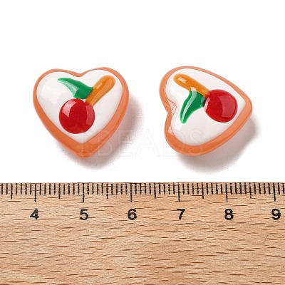 Baking Paint Glass Enamel Beads LAMP-V001-06B-1