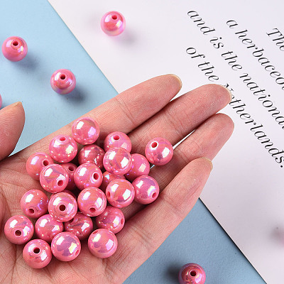 Opaque Acrylic Beads X-MACR-S370-D12mm-A02-1