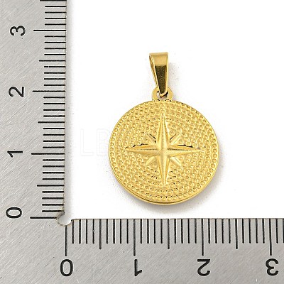 Ion Plating(IP) 304 Stainless Steel Pendants STAS-F307-21G-1