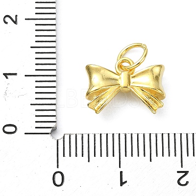 925 Sterling Silver Bowknot Charms STER-M119-05B-G-1