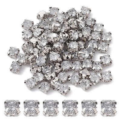 Square Sew on Rhinestone FIND-YW0003-10F-1